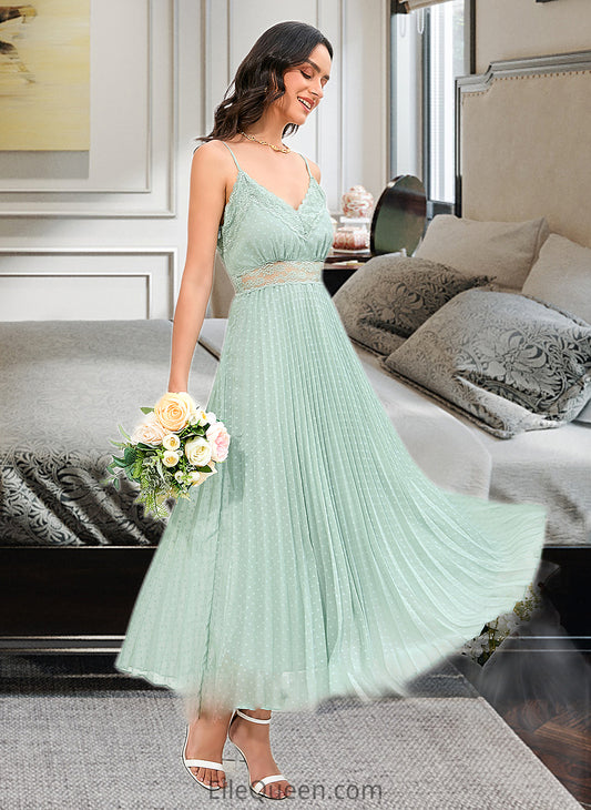 Rosalie A-LineV-neckAnkle-LengthBridesmaidDress#273652 DGP0013283