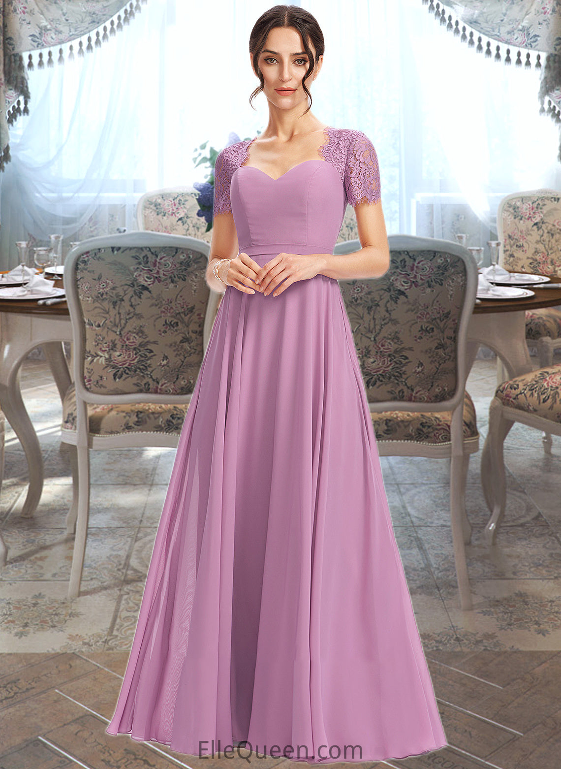 Kenzie A-Line Sweetheart Bridesmaid Dress With Lace DGP0013299